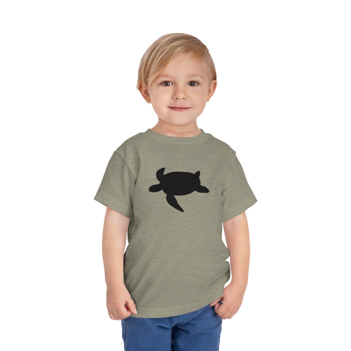 Sea Turtle Profile - Toddler Short Sleeve Tee