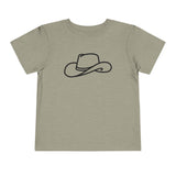 Cowboy Hat Profile - Toddler Short Sleeve Tee