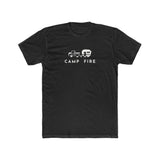 Truck and Camper - Camp Fire - Men's Cotton Crew Tee