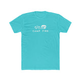 Truck and Camper - Camp Fire - Men's Cotton Crew Tee