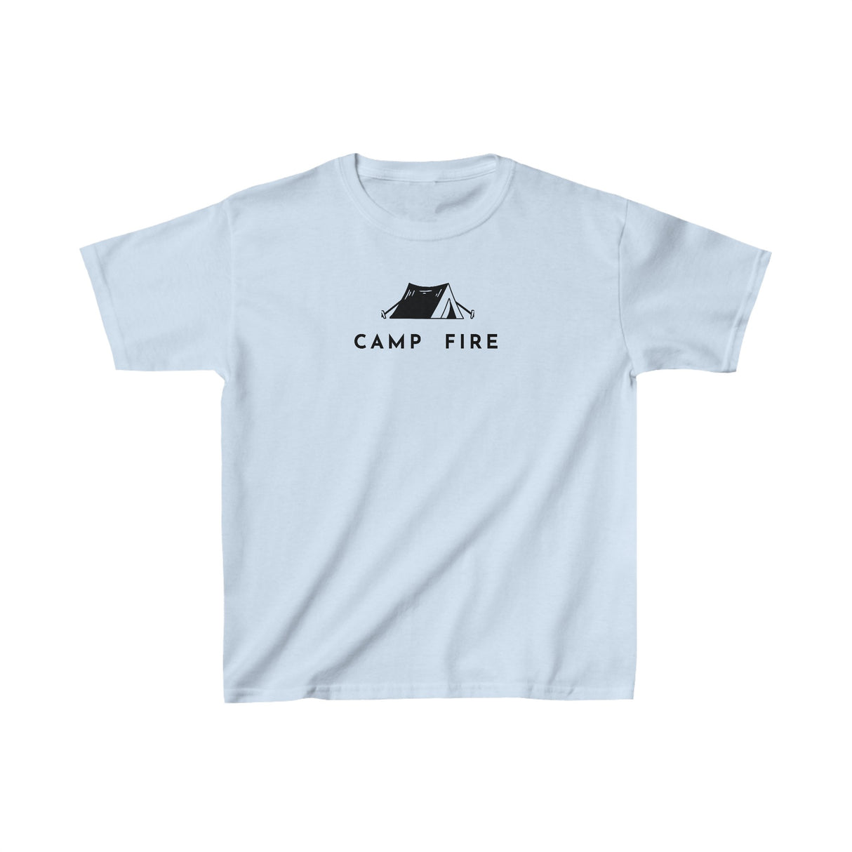 Tent - Camp Fire - Kids Heavy Cotton™ Tee