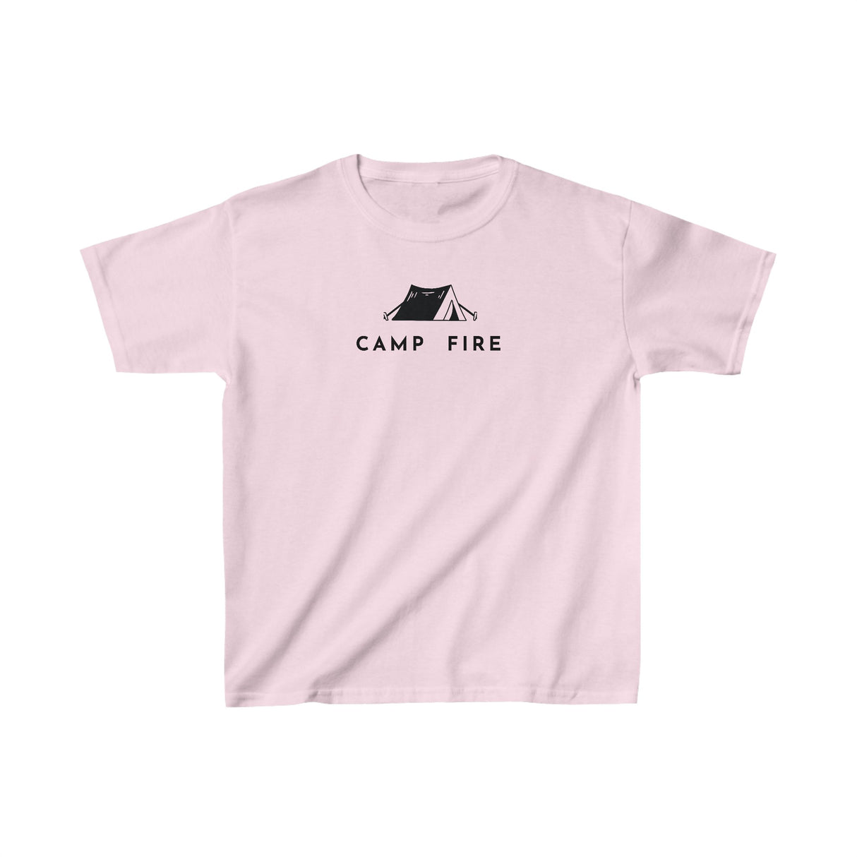 Tent - Camp Fire - Kids Heavy Cotton™ Tee