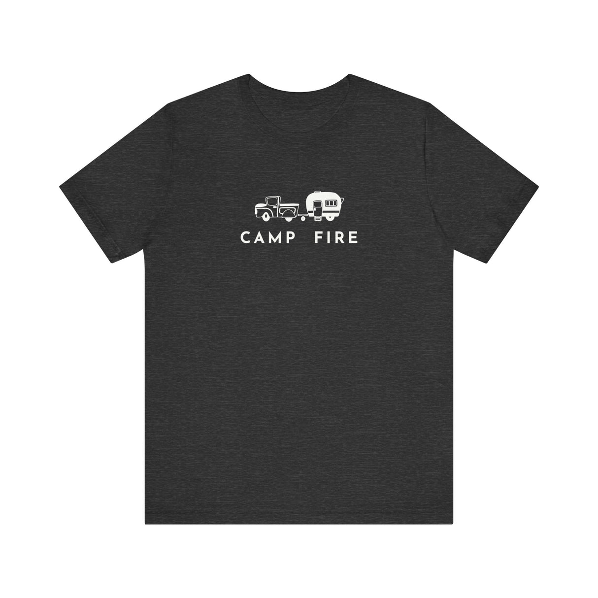 Truck and Camper - Camp Fire T-Shirt