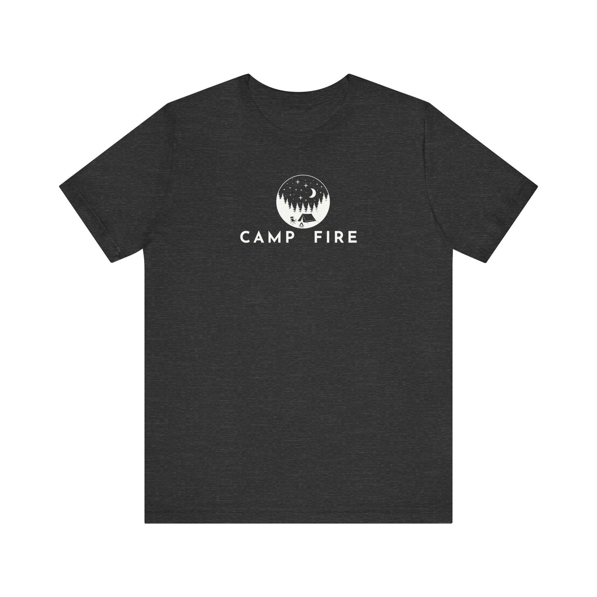 Tent and Stars - Camp Fire T-Shirt