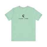 Crescent Moon with stars - Camp Fire T-Shirt