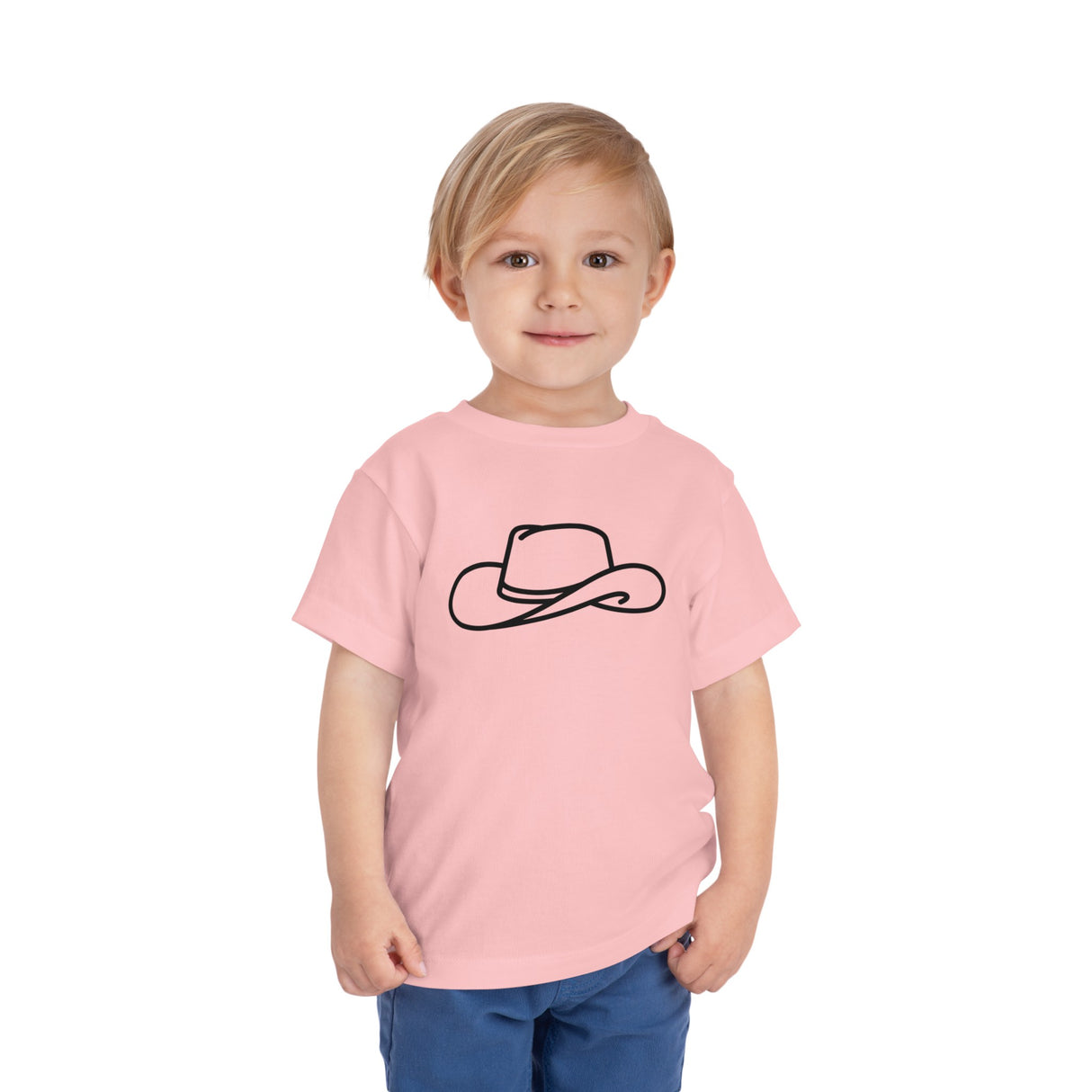 Cowboy Hat Profile - Toddler Short Sleeve Tee