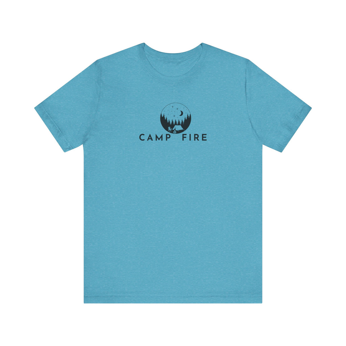 Tent and Stars - Camp Fire T-Shirt