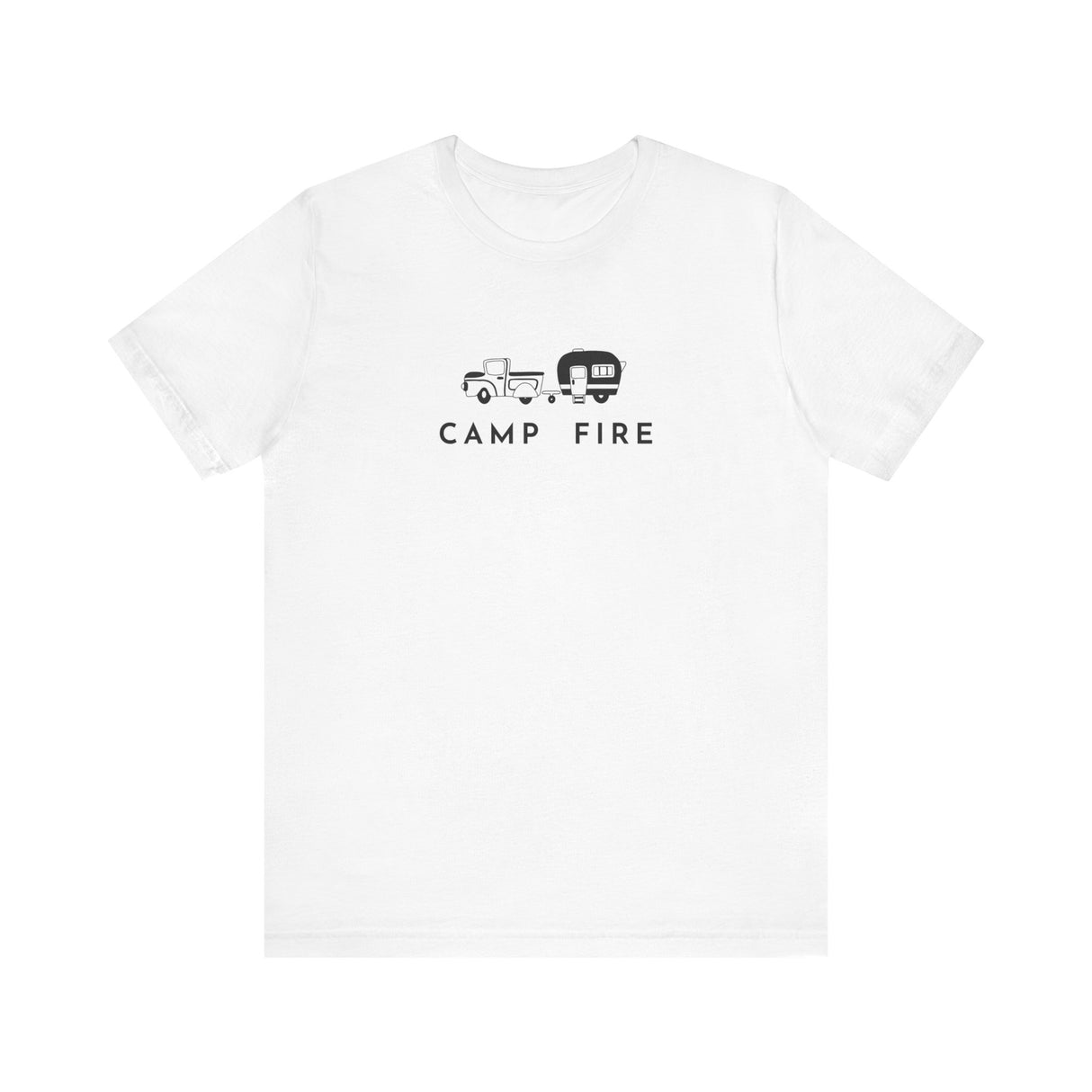 Truck and Camper - Camp Fire T-Shirt