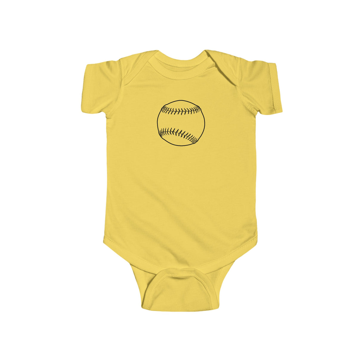 Baseball Profile -  Infant Fine Jersey Bodysuit