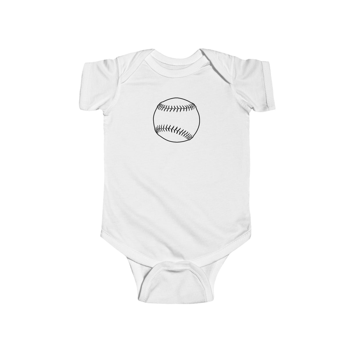 Baseball Profile -  Infant Fine Jersey Bodysuit