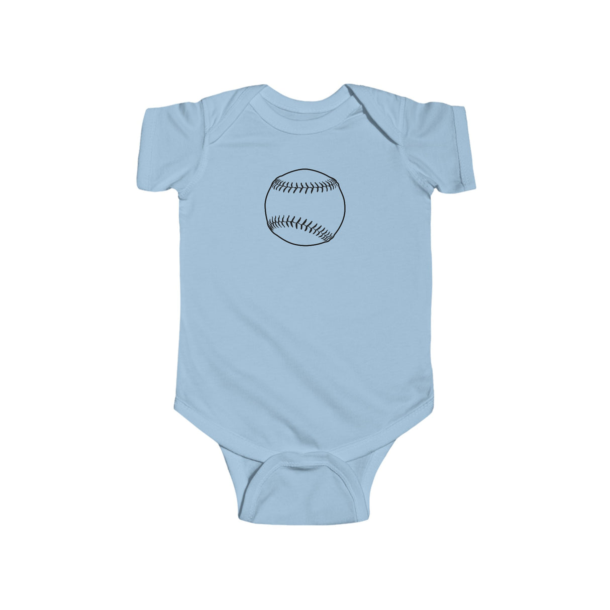 Baseball Profile -  Infant Fine Jersey Bodysuit