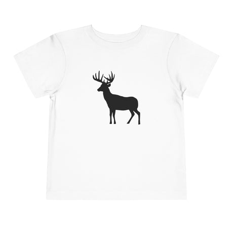 Whitetail Deer 1 Profile - Toddler Short Sleeve Tee