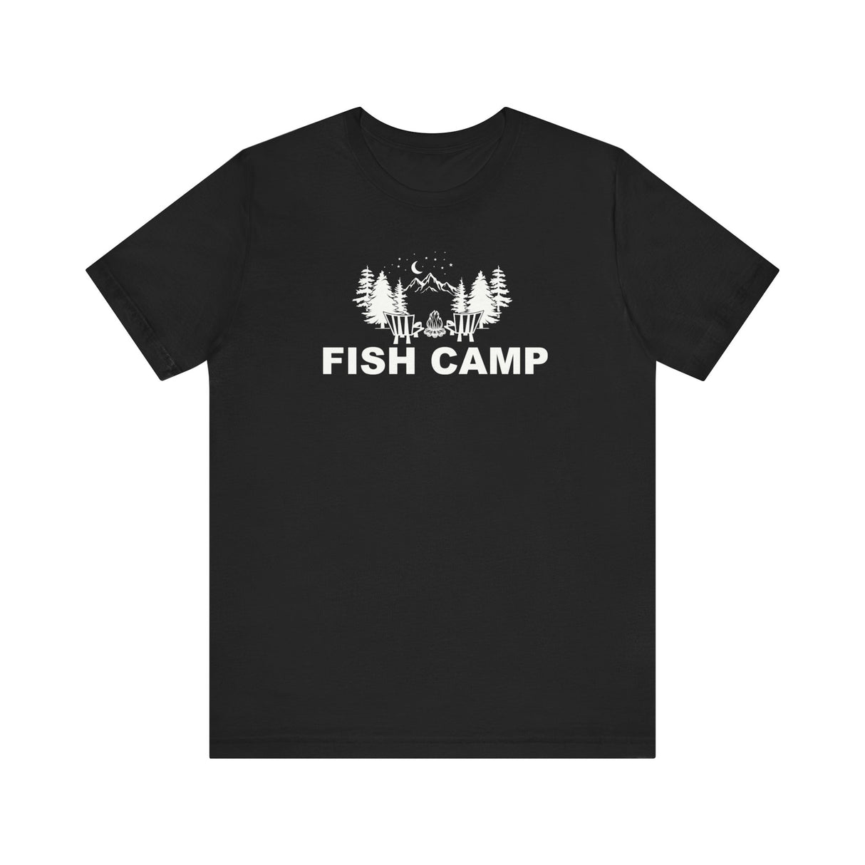 Mountains Moon Fish Camp T-Shirt - Alpha Series