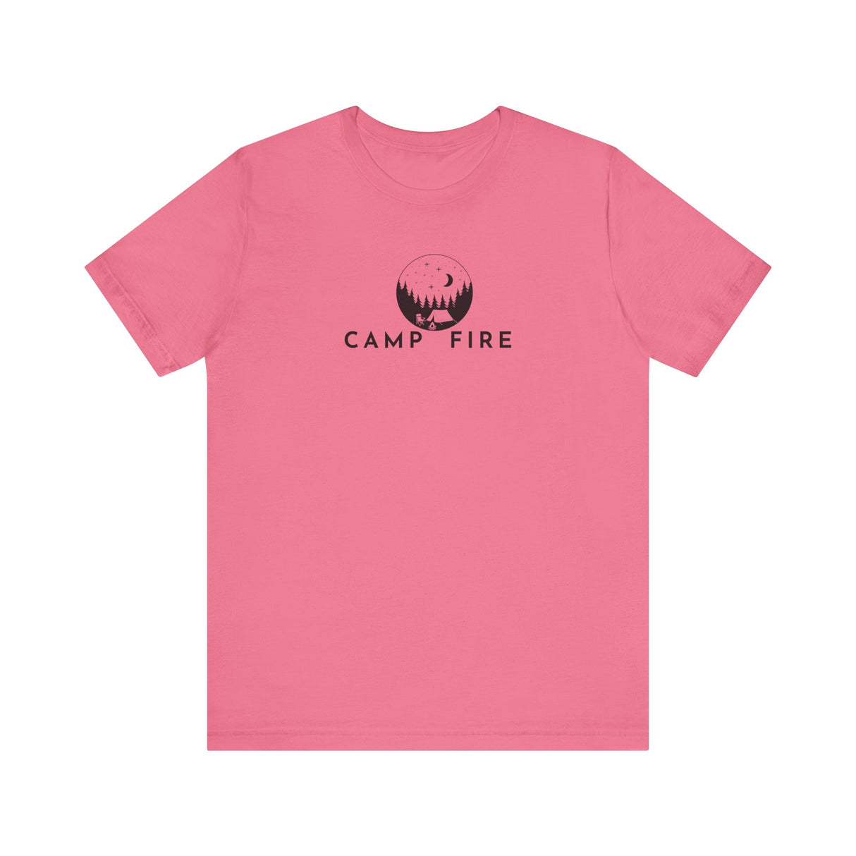 Tent and Stars - Camp Fire T-Shirt