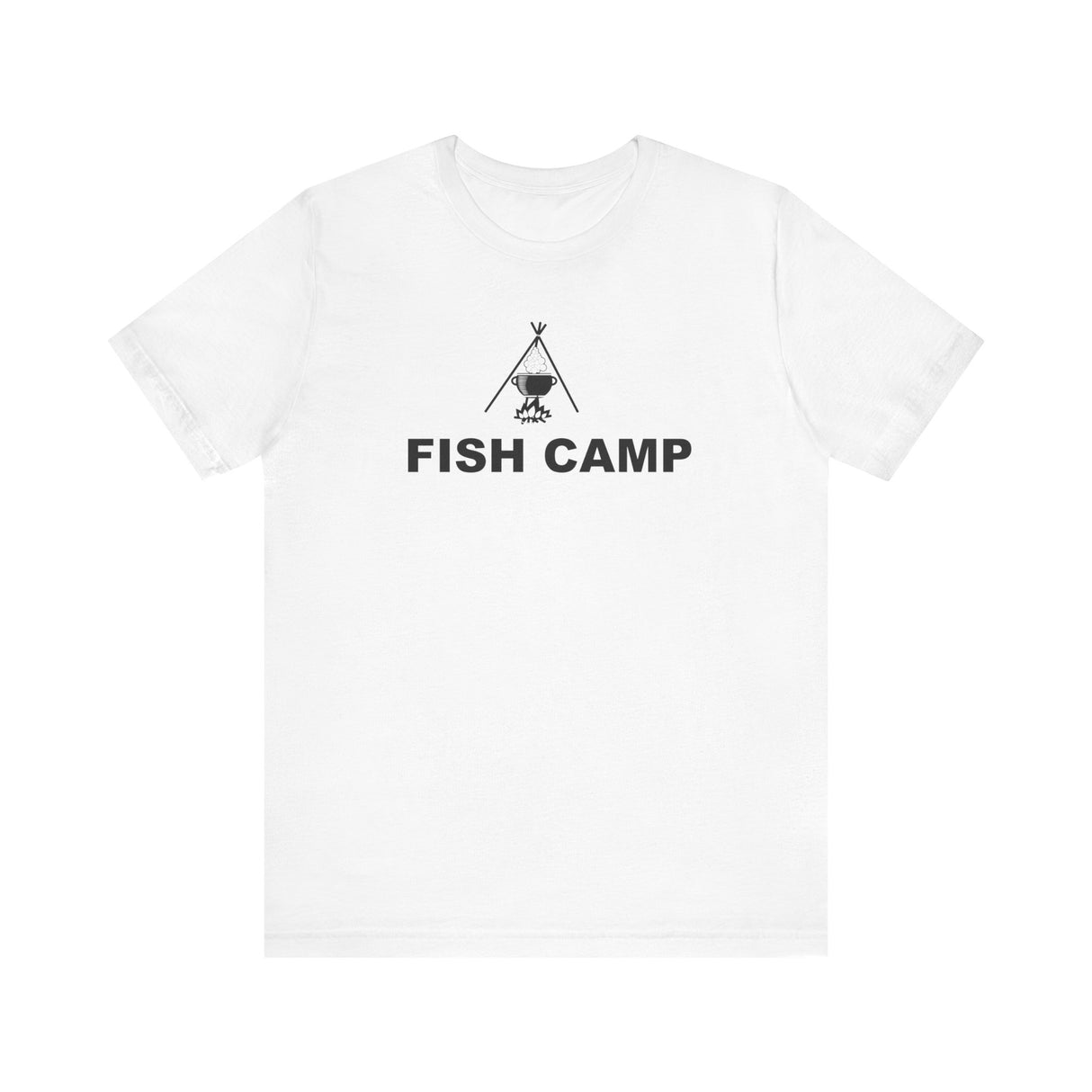 Campfire Fish Boil Fish Camp T-Shirt - Alpha Series