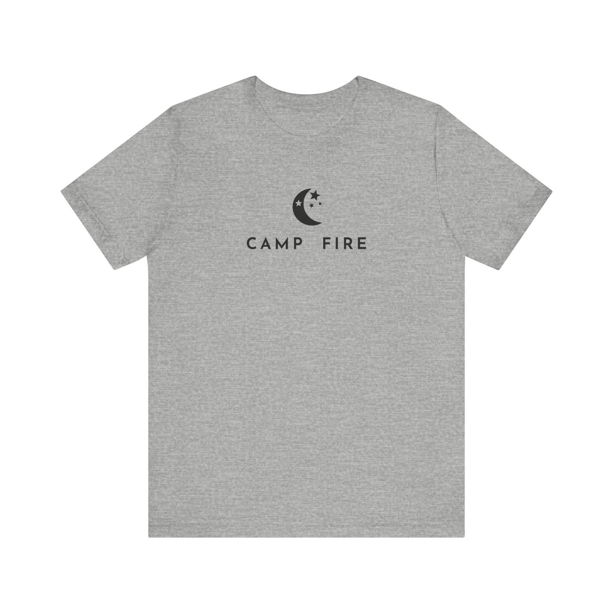 Crescent Moon with stars - Camp Fire T-Shirt