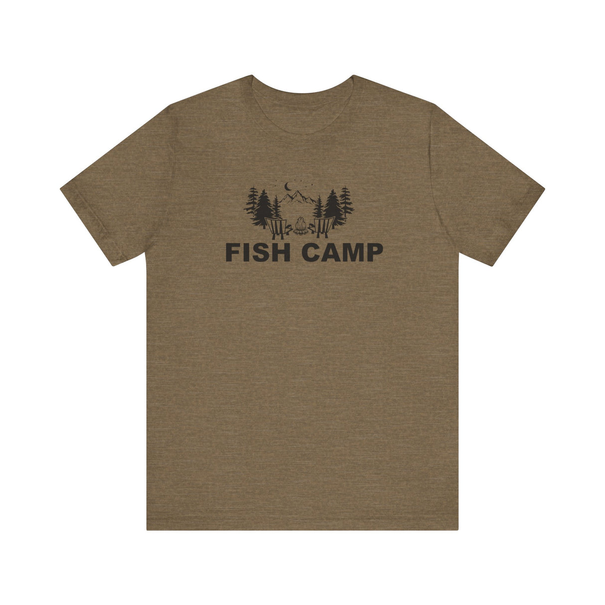 Mountains Moon Fish Camp T-Shirt - Alpha Series