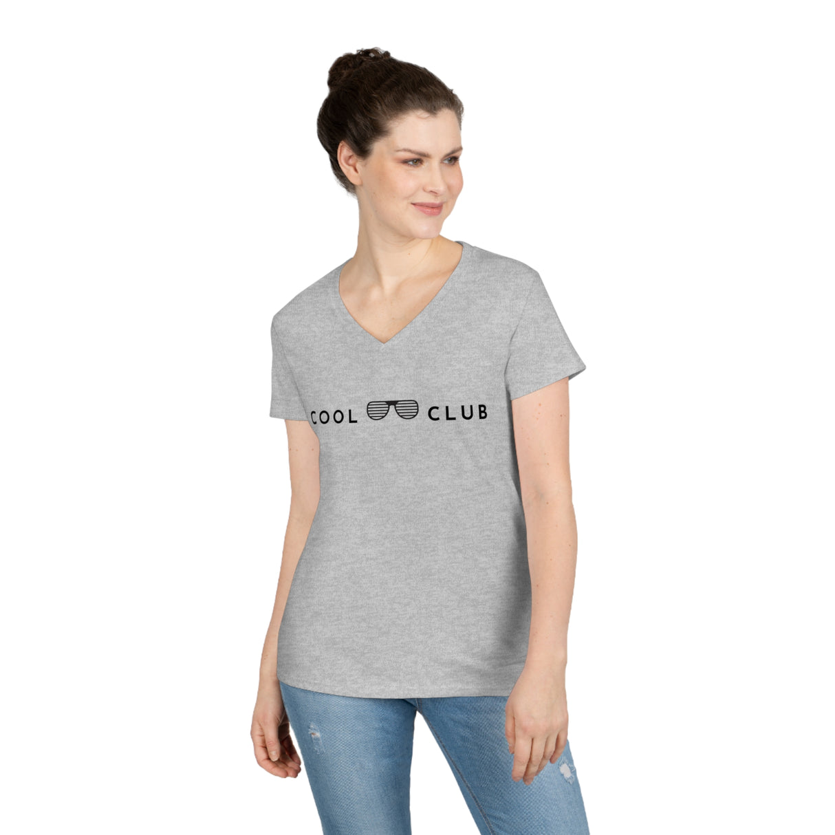 Sunglasses 1 Cool Club - Ladies' V-Neck T-Shirt