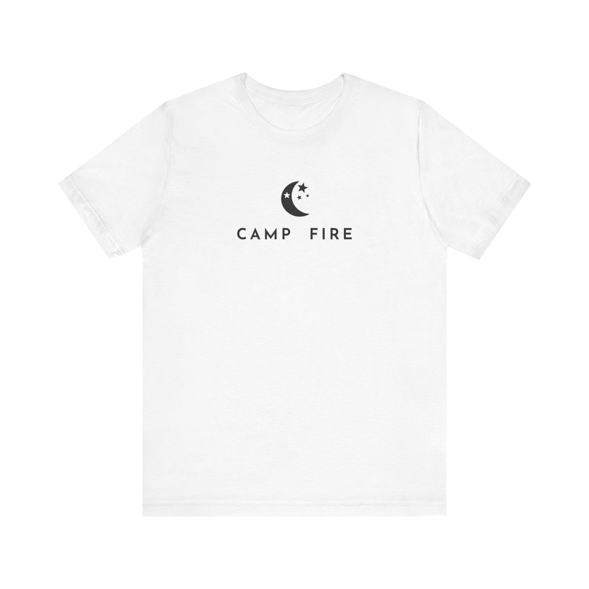 Crescent Moon with stars - Camp Fire T-Shirt