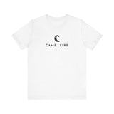 Crescent Moon with stars - Camp Fire T-Shirt