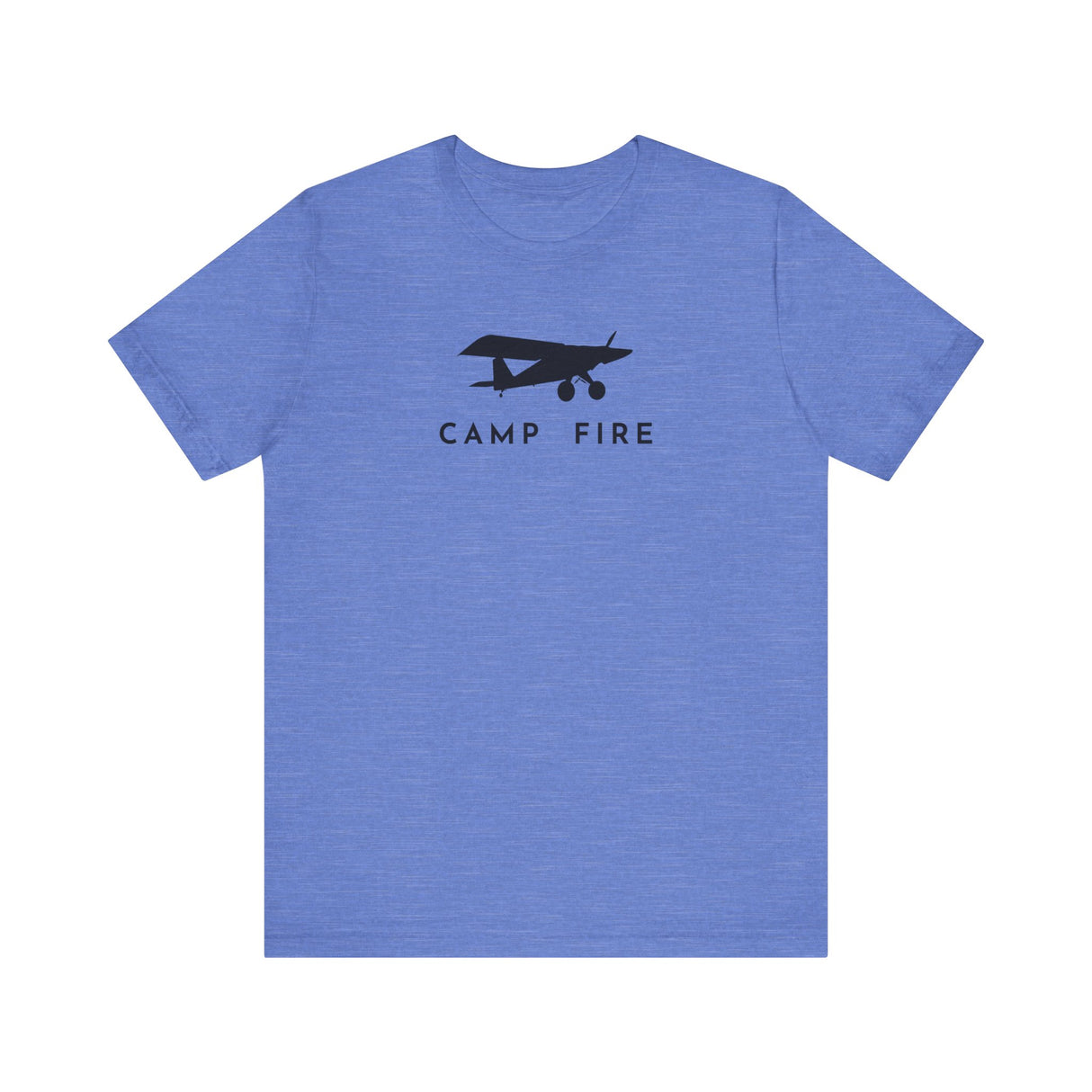 Plane tailwheel  - Camp Fire T-Shirt