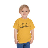 Cowboy Hat Profile - Toddler Short Sleeve Tee