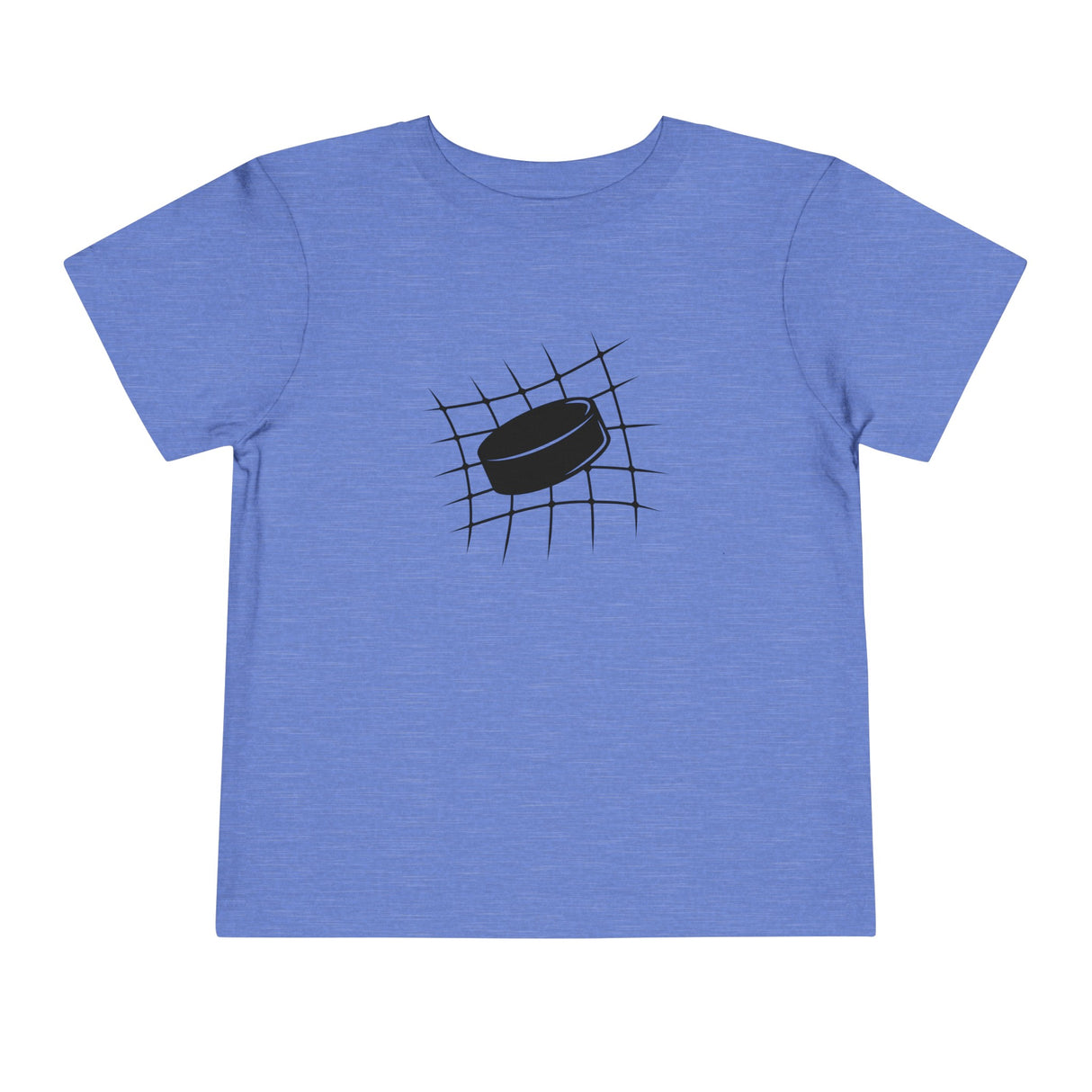 Hockey Puck in Net Profile - Toddler Short Sleeve Tee