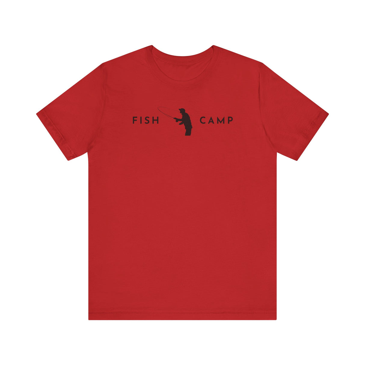 Fly Fishing Silhouette 1 Fish Camp T-Shirt