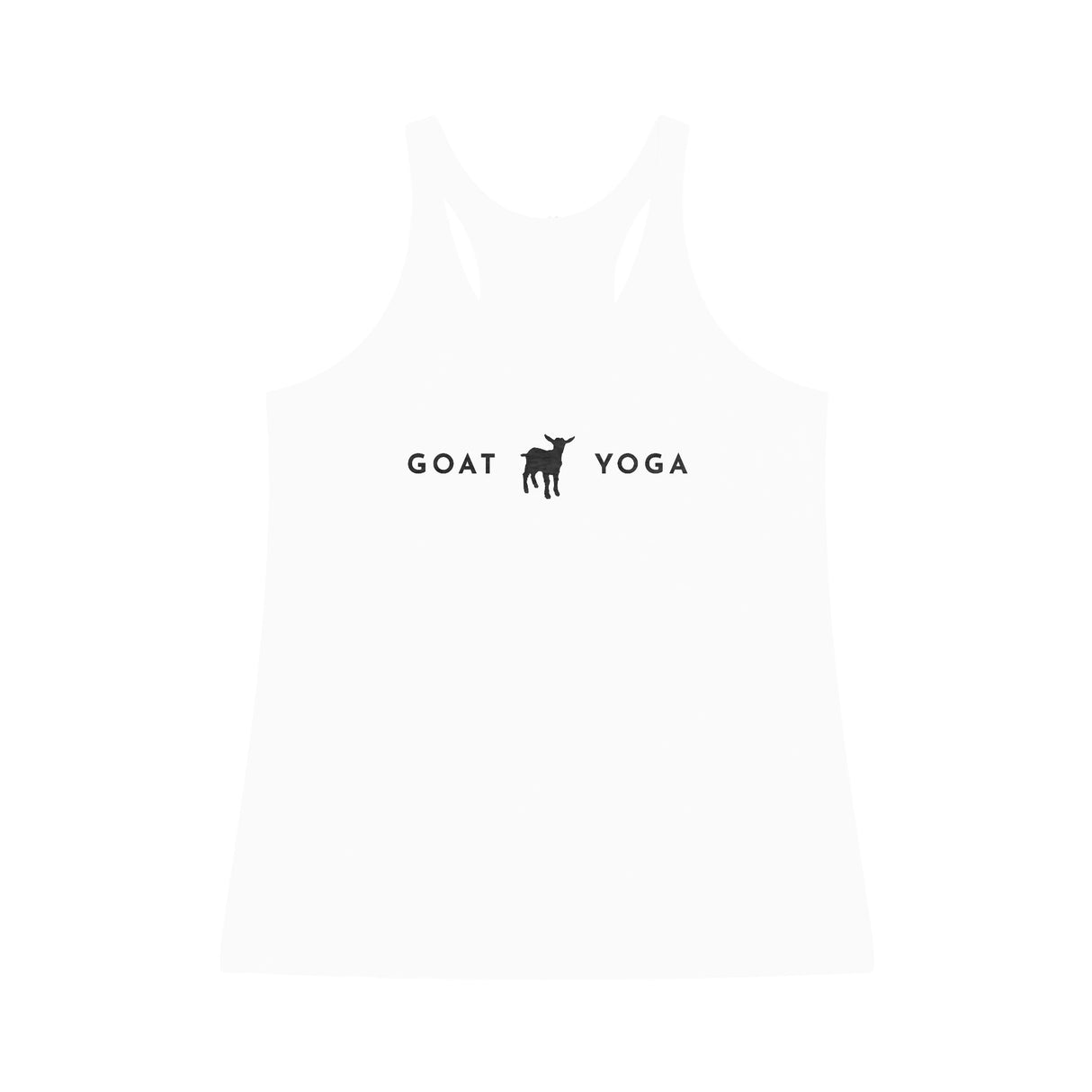 Goat Yoga - Women's Tri-Blend Racerback Tank