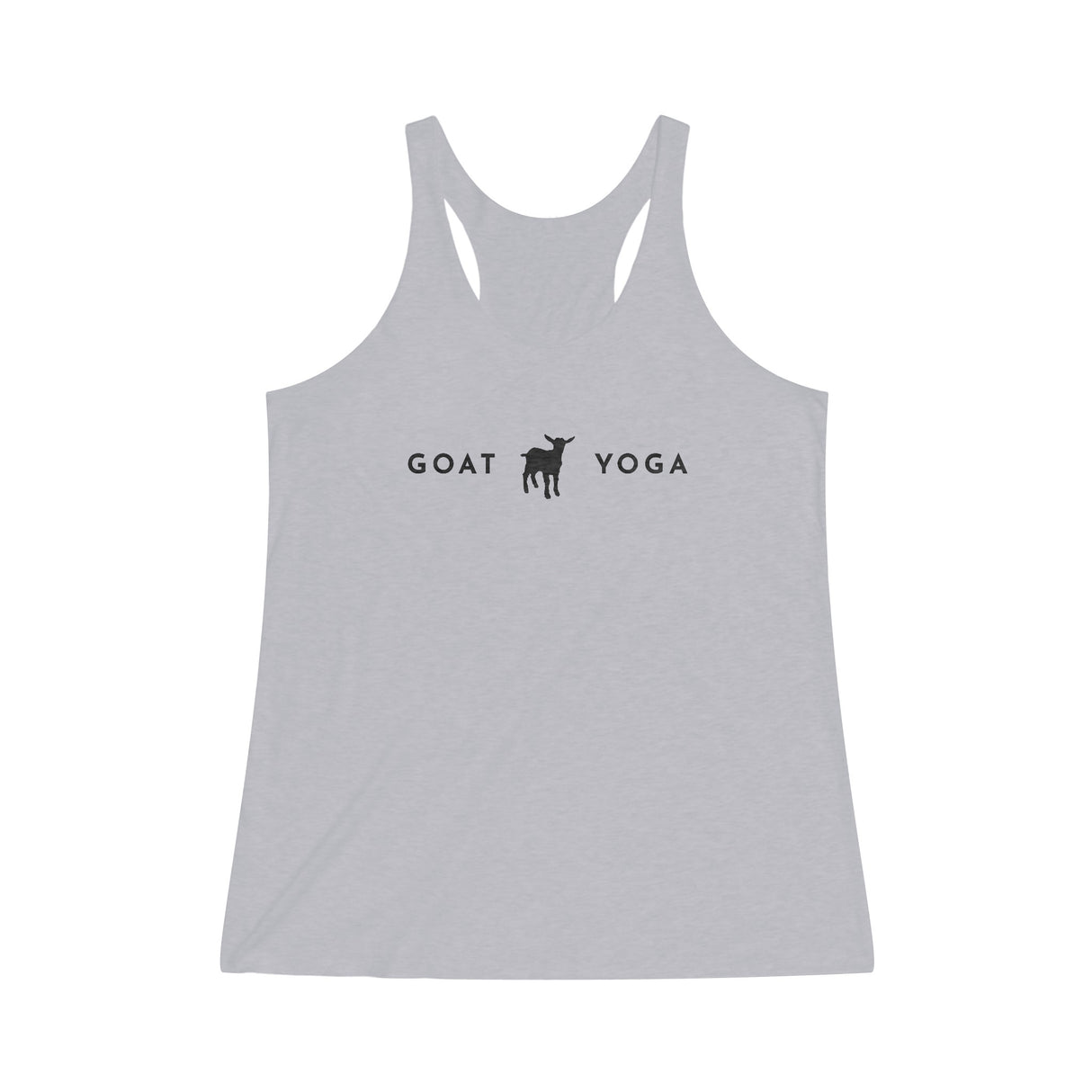 Goat Yoga - Women's Tri-Blend Racerback Tank