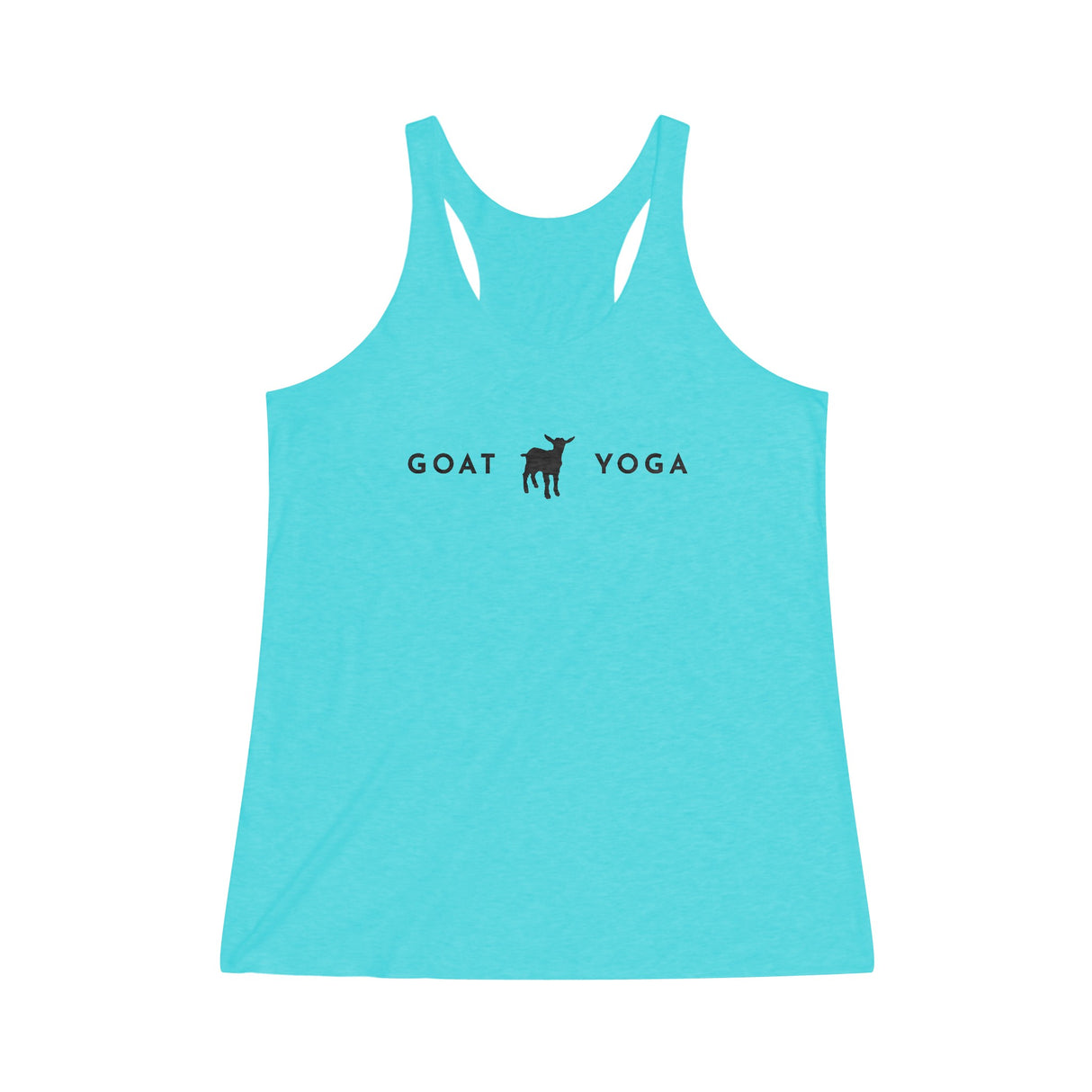 Goat Yoga - Women's Tri-Blend Racerback Tank