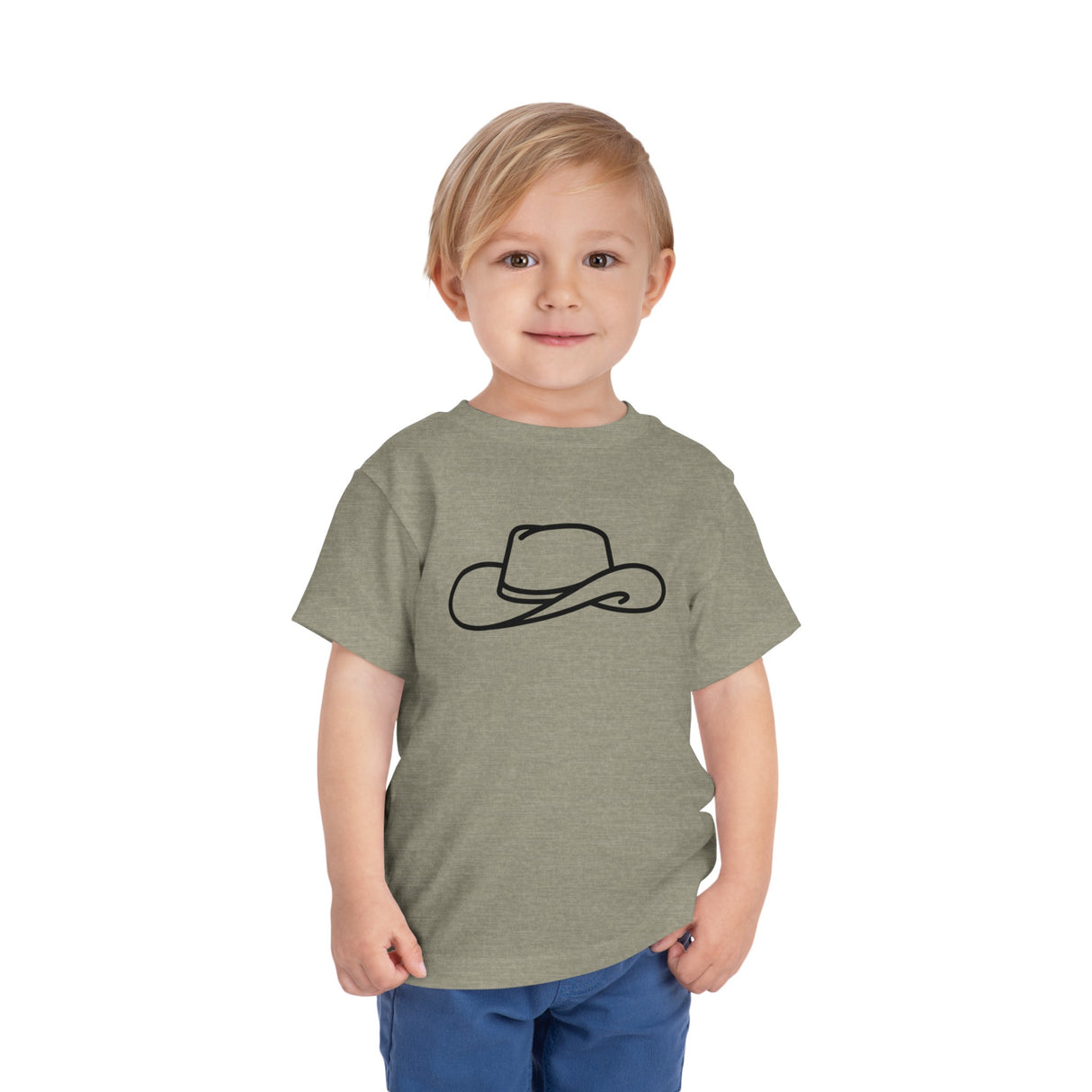 Cowboy Hat Profile - Toddler Short Sleeve Tee