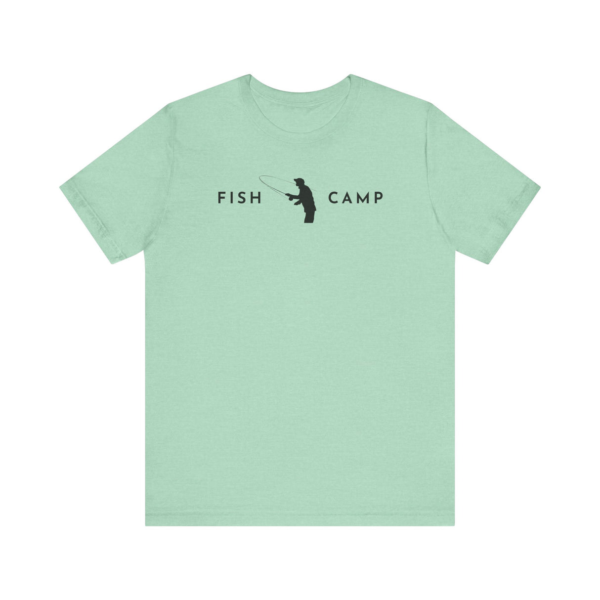 Fly Fishing Silhouette 1 Fish Camp T-Shirt