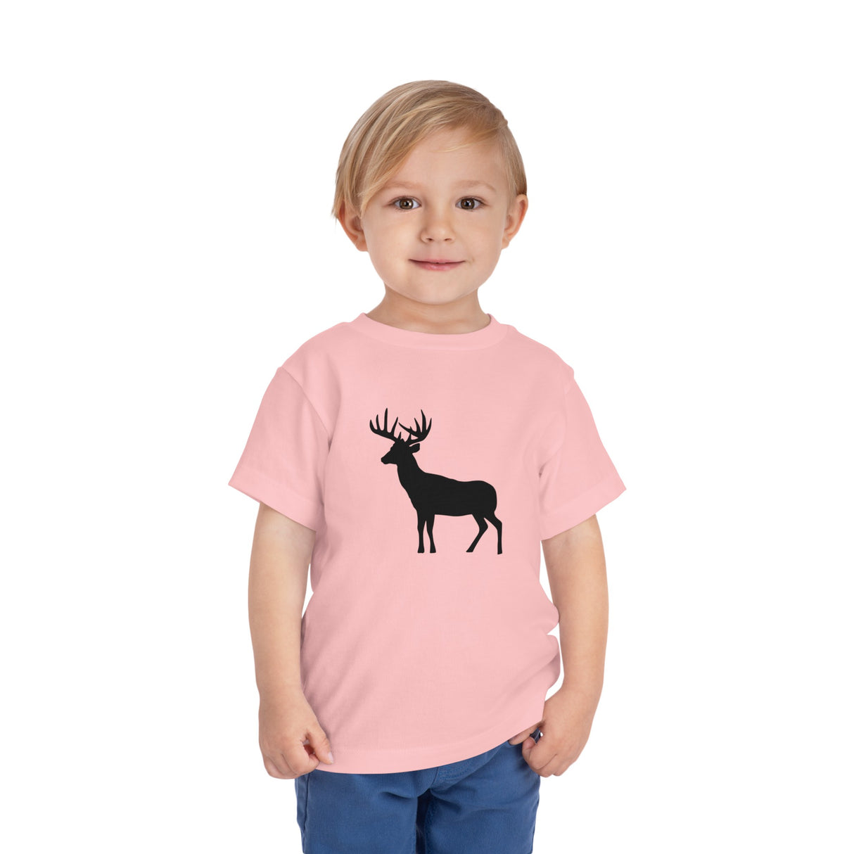 Whitetail Deer 1 Profile - Toddler Short Sleeve Tee