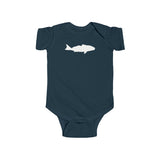 Red Fish Profile -  Infant Fine Jersey Bodysuit