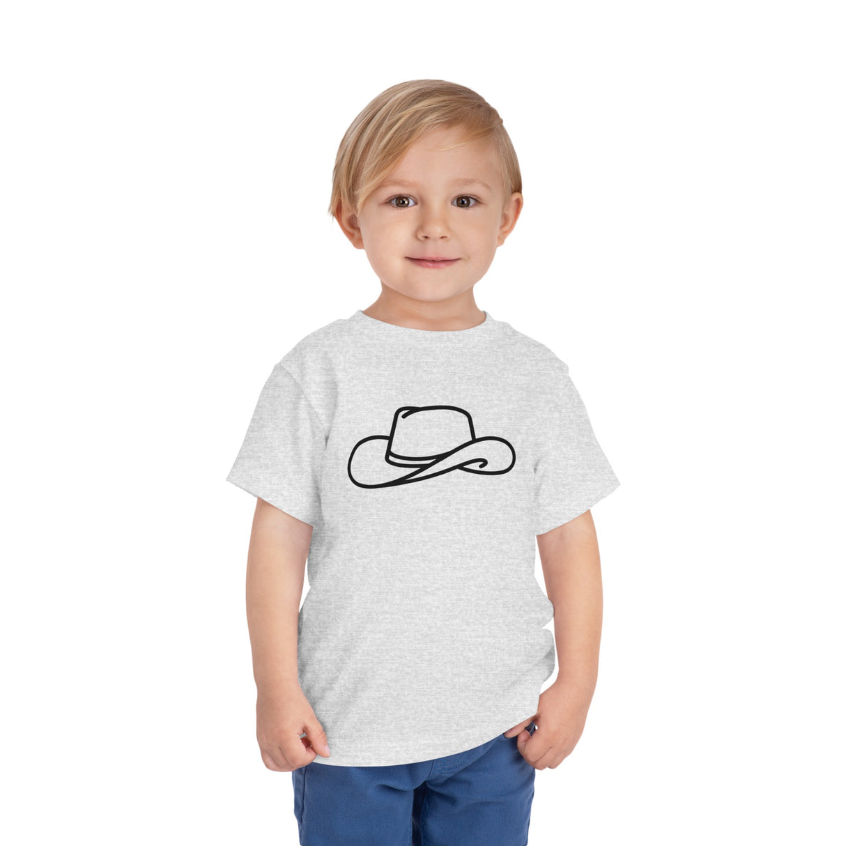 Cowboy Hat Profile - Toddler Short Sleeve Tee