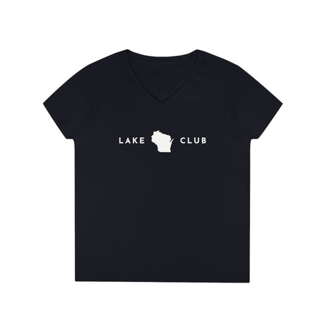 Wisconsin - Lake Club - Ladies' V-Neck T-Shirt