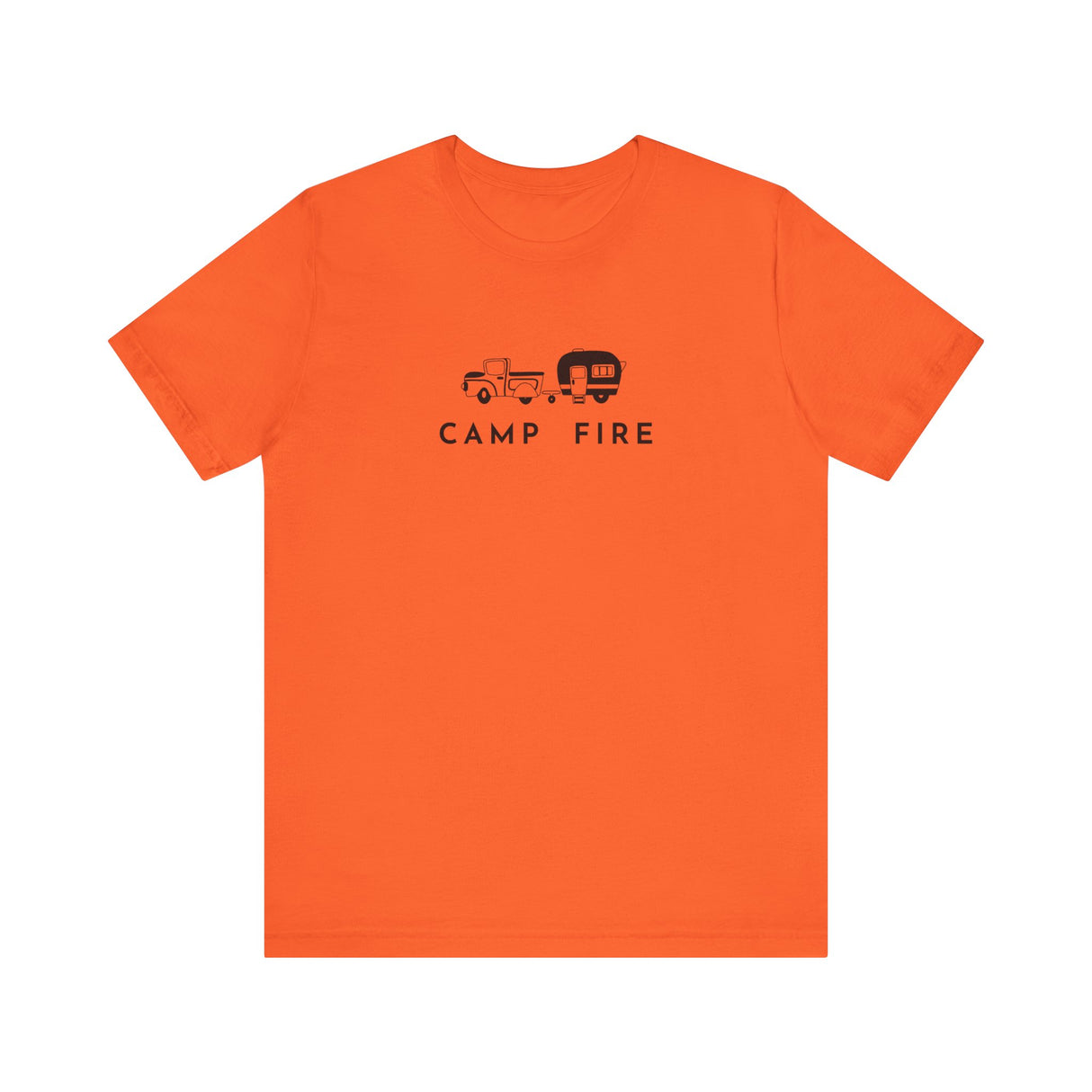 Truck and Camper - Camp Fire T-Shirt