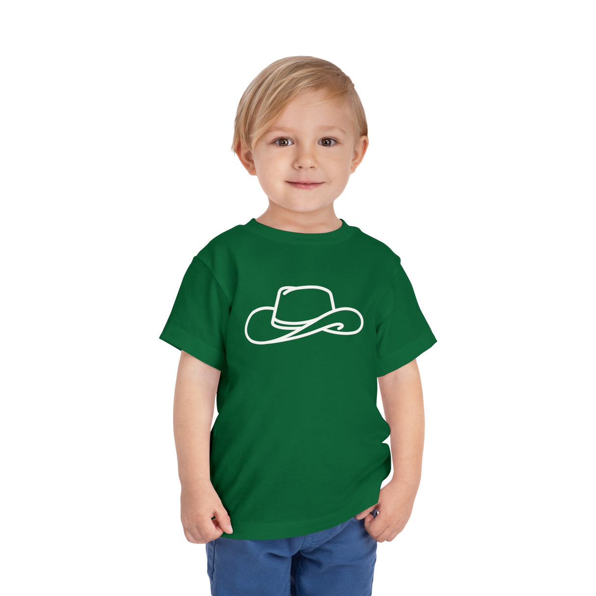 Cowboy Hat Profile - Toddler Short Sleeve Tee