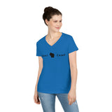 Wisconsin Hunt Camp - Ladies' V-Neck T-Shirt