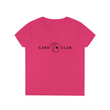 4 Aces - Card Club - Ladies' V-Neck T-Shirt