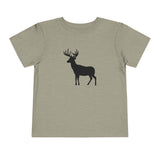 Whitetail Deer 1 Profile - Toddler Short Sleeve Tee