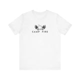 Mountains Trees - Camp Fire T-Shirt