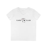 4 Aces - Card Club - Ladies' V-Neck T-Shirt