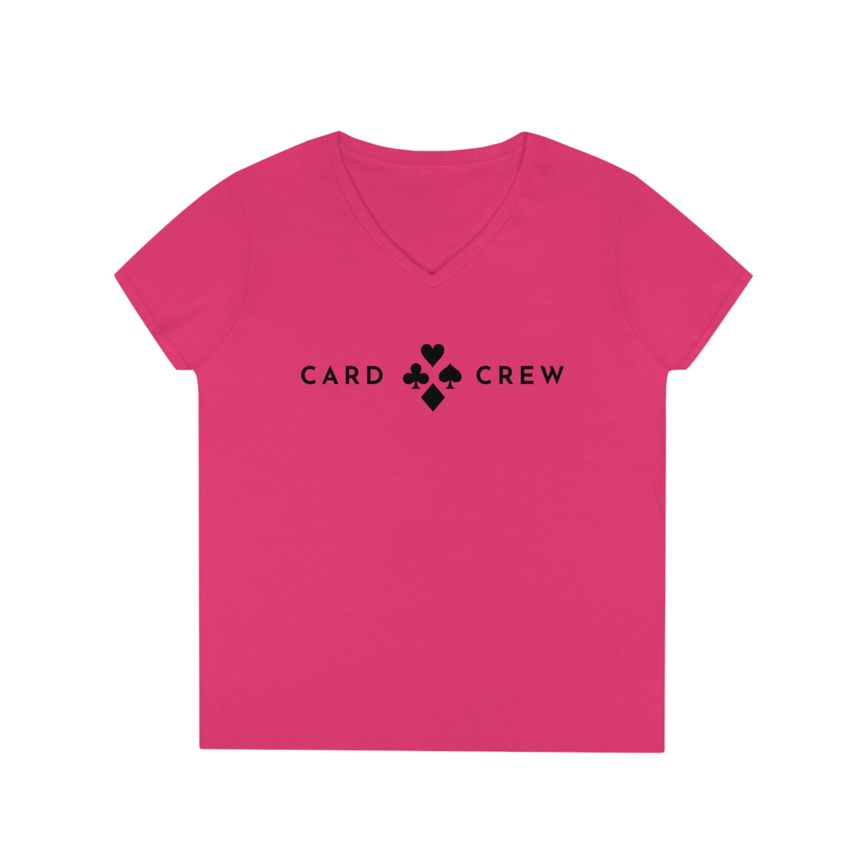 Suits - Card Crew - Ladies' V-Neck T-Shirt