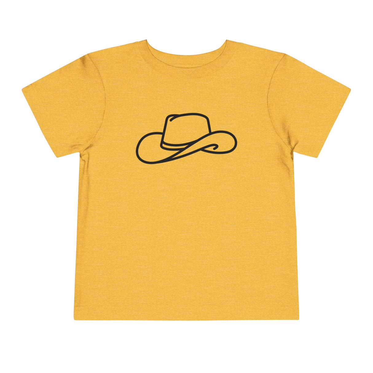 Cowboy Hat Profile - Toddler Short Sleeve Tee