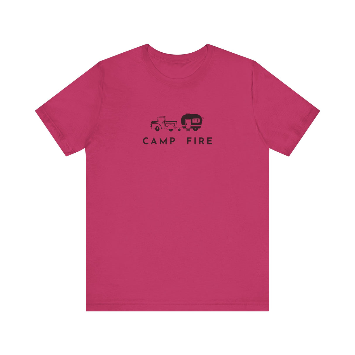 Truck and Camper - Camp Fire T-Shirt