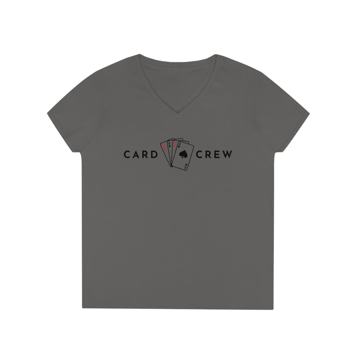 4 Aces - Card Crew - Ladies' V-Neck T-Shirt