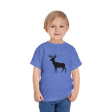 Whitetail Deer 1 Profile - Toddler Short Sleeve Tee