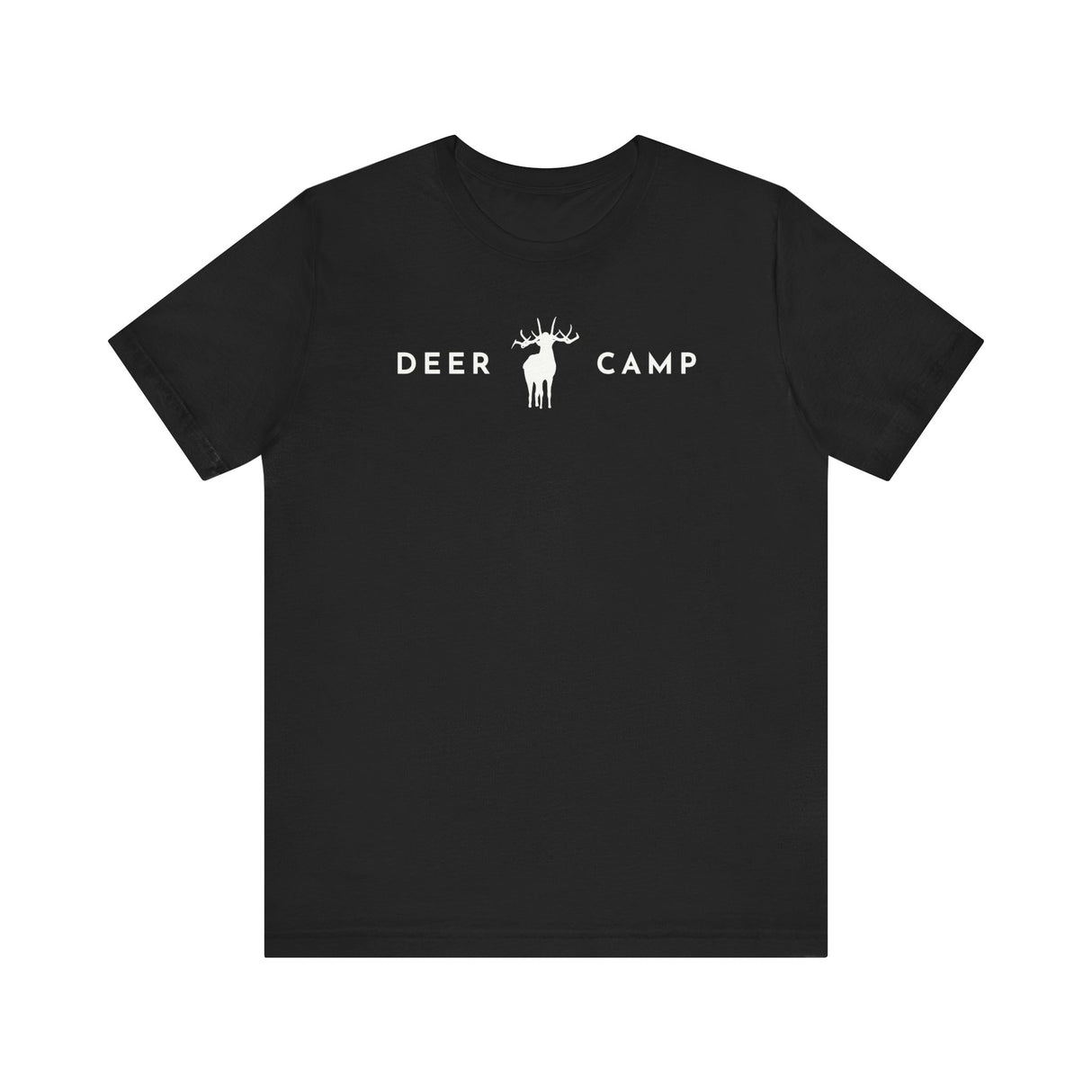 Elk front view - Deer Camp T-shirt